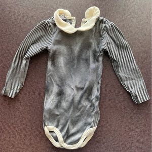Petit Bateau onesie long sleeved